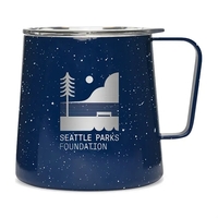 12 oz. double-wall insulated camp cup made of stainless steel with... from...