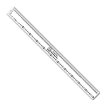 12" Flexible PVC Ruler with Printing and Publishing Scales