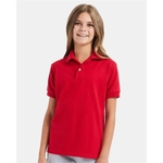 Hanes Youth EcoSmart® Jersey Polo