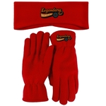 Lightweight Fleece Earband and Gloves Combo