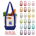 Custom 10 Oz Mini Cotton Canvas Boat Tote