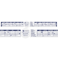 16" x 2" poly keyboard or monitor calendar strip with adhesive... from ASI...
