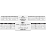 Business Card Calendar