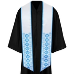 Aloha Graduation Sash - Light Blue