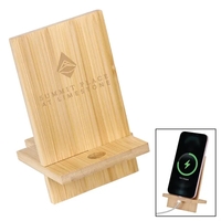 Deluxe Bamboo Phone Holder & Stand