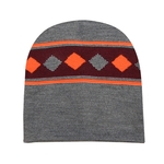 Custom made 8 inch Jacquard Beanie