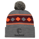 Jacquard 12 inch Beanie