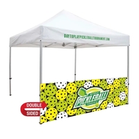 10' Elite tent half wall kit with double-sided, dye sublimated graphics.......