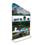 4' x 71" EuroFit Evolution Two-Shelf Incline Wall