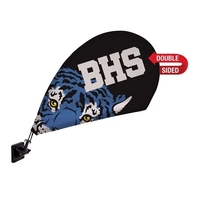 Mini teardrop sail sign kit with magnet base and double-sided graphics.......