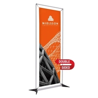 3' FrameWorx display with double-sided 13 oz. smooth scrim vinyl banner.......