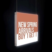 This light-up display is a marketing powerhouse that hangs from the... from...