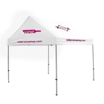 10' Gable Tent Kit (Full-Color Imprint, 4 Locations)
