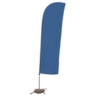 10.5' Solid-Color Blade Sail Sign Flag, 1-Sided, Scissor