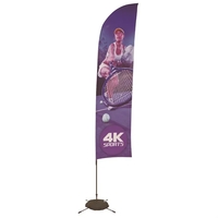 13' blade sail sign made of super poly knit fabric with... from ASI 87188...