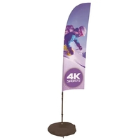 7' blade sail sign made of super poly knit fabric with... from ASI 87188...