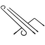 12" x 18" Garden Flag Hardware