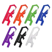 3 1/4" x 1" 8-in-1 stainless steel carabiner pocket tool with... from ASI...