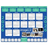 8 1/2" x 11" repositionable vinyl yearly calendar decal.... from ASI 44830...