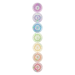 Holographic Rainbow Window Stickers - The Chakra Set
