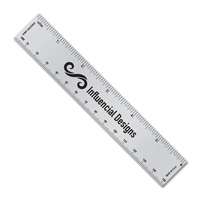 6" Metalphoto® Aluminum Ruler with General Scales