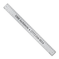 .032 18" aluminum ruler w/ architect or engineer scales. Printed one... from...