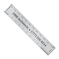 6" Metalphoto® Aluminum Architect & Engineer Ruler