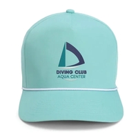 Imperial 5056 5-Panel The Barnes Cotton Rope Cap with leatherette patch......