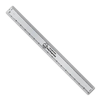 .032 18" aluminum ruler with printing & publishing scales. Printed 1... from...