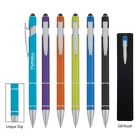 Varsi Incline pen made of aluminum with plunger-action mechanism, a...