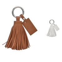Tassel key ring with a round carabiner attachment for a unique... from ASI...