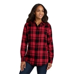 Port Authority Women's Plaid Flannel Tunic .