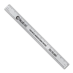 18" Aluminum Ruler with Tinner Circumference Scales