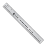 12" Metalphoto® Aluminum Tinner Circumference Ruler