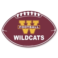 Football Car Sign Magnet