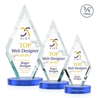 Richmond VividPrint™ Award on Alberton Base - Sky Blue... from ASI 84592 St...