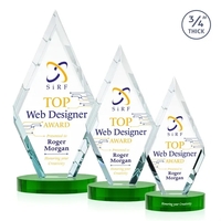 Richmond VividPrint™ Award on Alberton Base - Green... from ASI 84592 St...