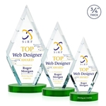 Richmond VividPrint™ Award on Alberton Base - Green