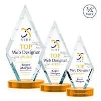 Richmond VividPrint™ Award on Alberton Base - Amber... from ASI 84592 St...