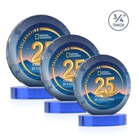 Gibralter Vividprint™ Award on Alberton Base - Sky Blue... from ASI 84592 St...