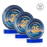 Gibralter Vividprint™ Award on Alberton Base - Blue