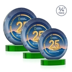 Gibralter Vividprint™ Award on Alberton Base - Green