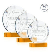 Gibralter Award on Alberton Base - Amber