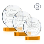 Gibralter Award on Alberton Base - Amber