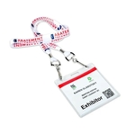 Digi Dyed Lanyard Drape Style