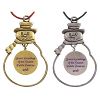 Snowman with Dangle Ornament