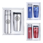 Stainless Steel Thermos & Tumbler Gift Set