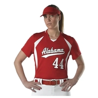 Women's Short Sleeve Fastpitch Jersey... from ASI 84358 S&S Activewear