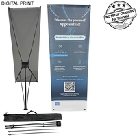 Tripod Banner with Graphics, 23x64, and Bag. NO SETUP CHARGE... from ASI...