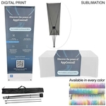 Trade Show Package, Tripod Banner + Sublimated Table Runner